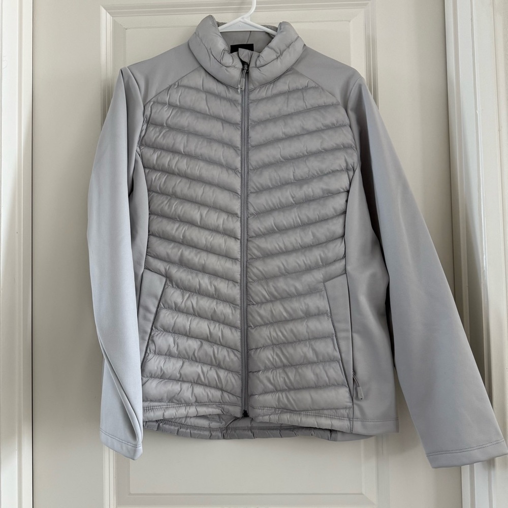 32 Degree Heat Gray Quilted Jacket- size L